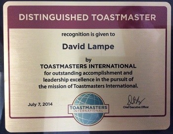 Distinguished Toastmaster Denver Realtor